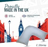 CnA Stores Orthopaedic V-Shaped Pillow Grey 84cm 34in Cover Included view 6