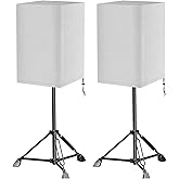 TIFILE 10 Inch Outdoor Speaker Cover, PA/DJ Upright Powered Speaker Bag, Lightweight, Waterproof, Dustproof, Sandproof Protective Cover - Gray - 2 Pack