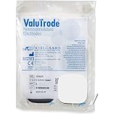Axelgaard Valuetrode X 2 inch Square White Foam Backed - 4 ea.
