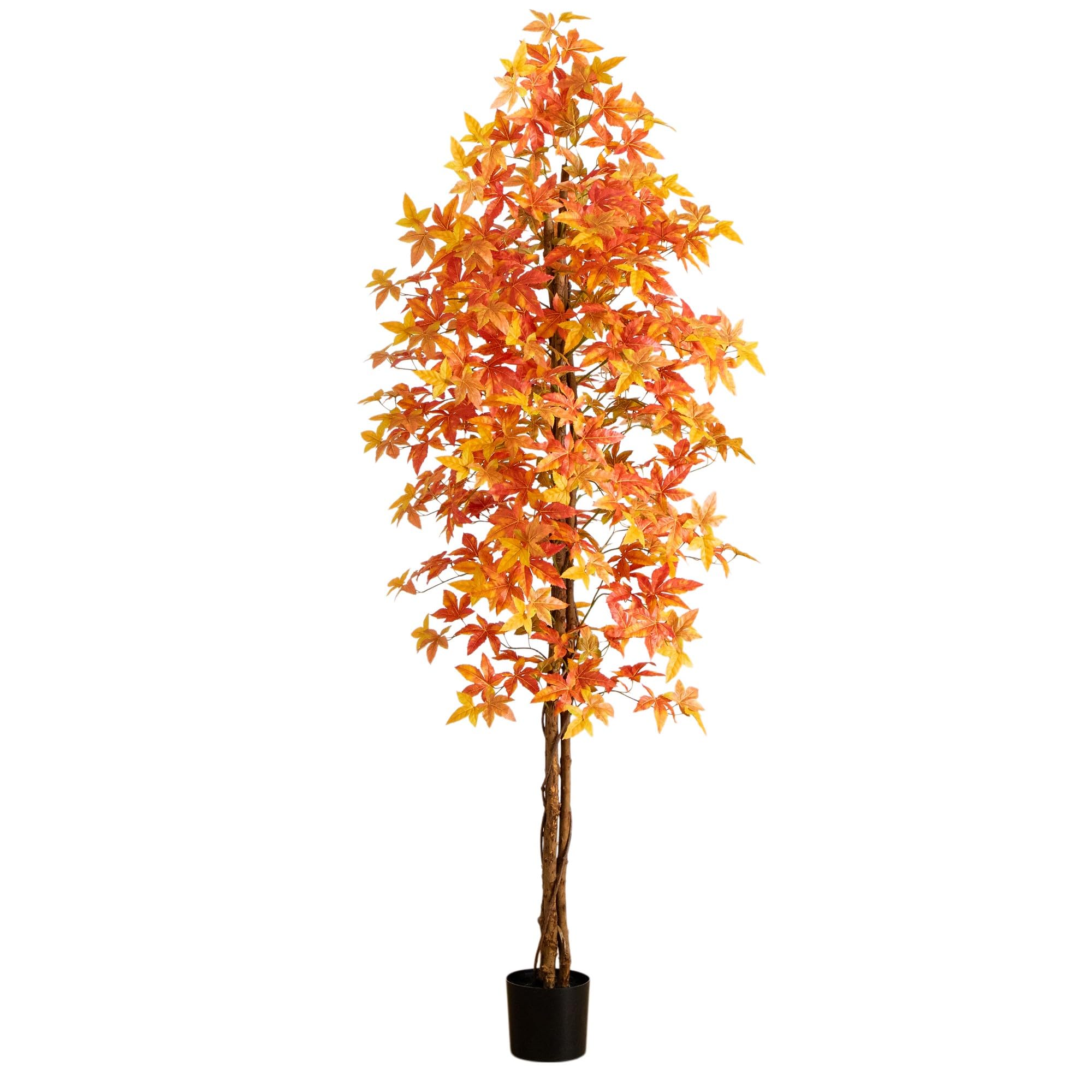 Photo 1 of ***similar item*** see pic***Nearly Natural 8ft Autumn Deluxe Maple Artificial Fall Tree - Harvest Season Decor - Indoor Faux Plant Display