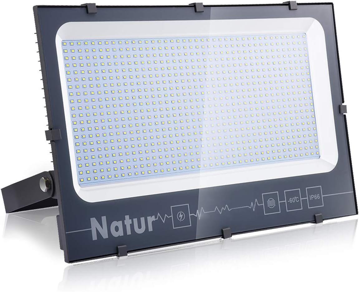 600W Faretto LED da Esterno, Faro LED Esterno 60000LM, Proiettore da