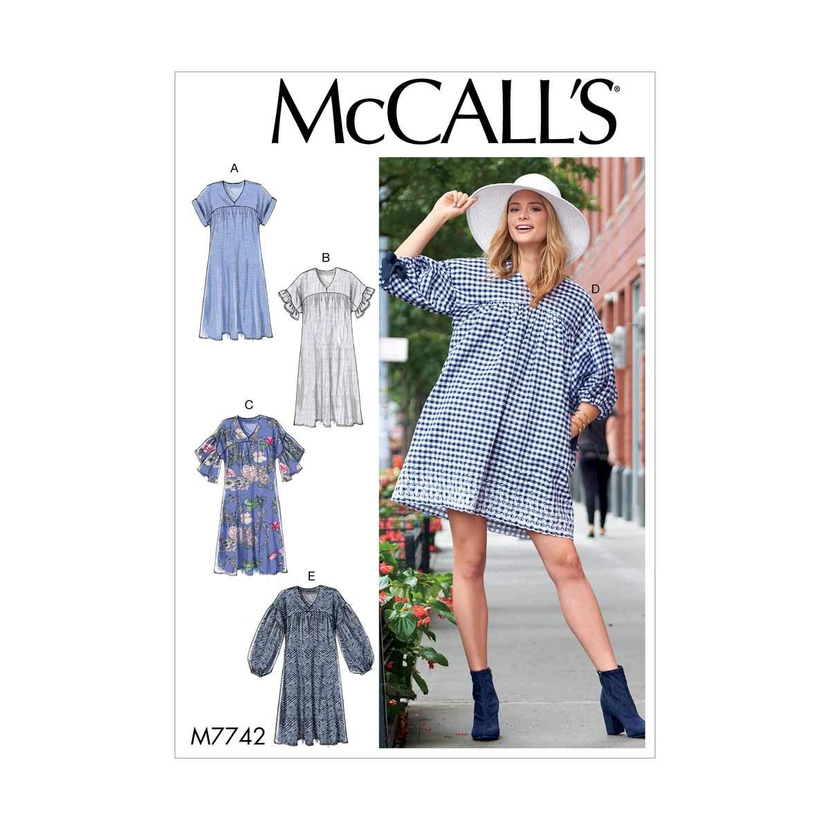 McCall's M7742 Sewing Pattern, Paper, Plain, Large/x-Large
