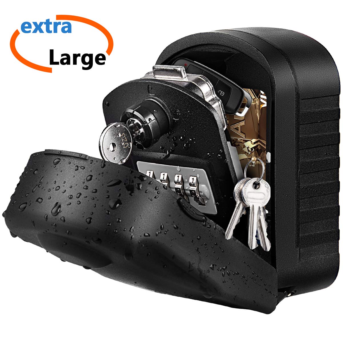 scatola con serrature a combinazione