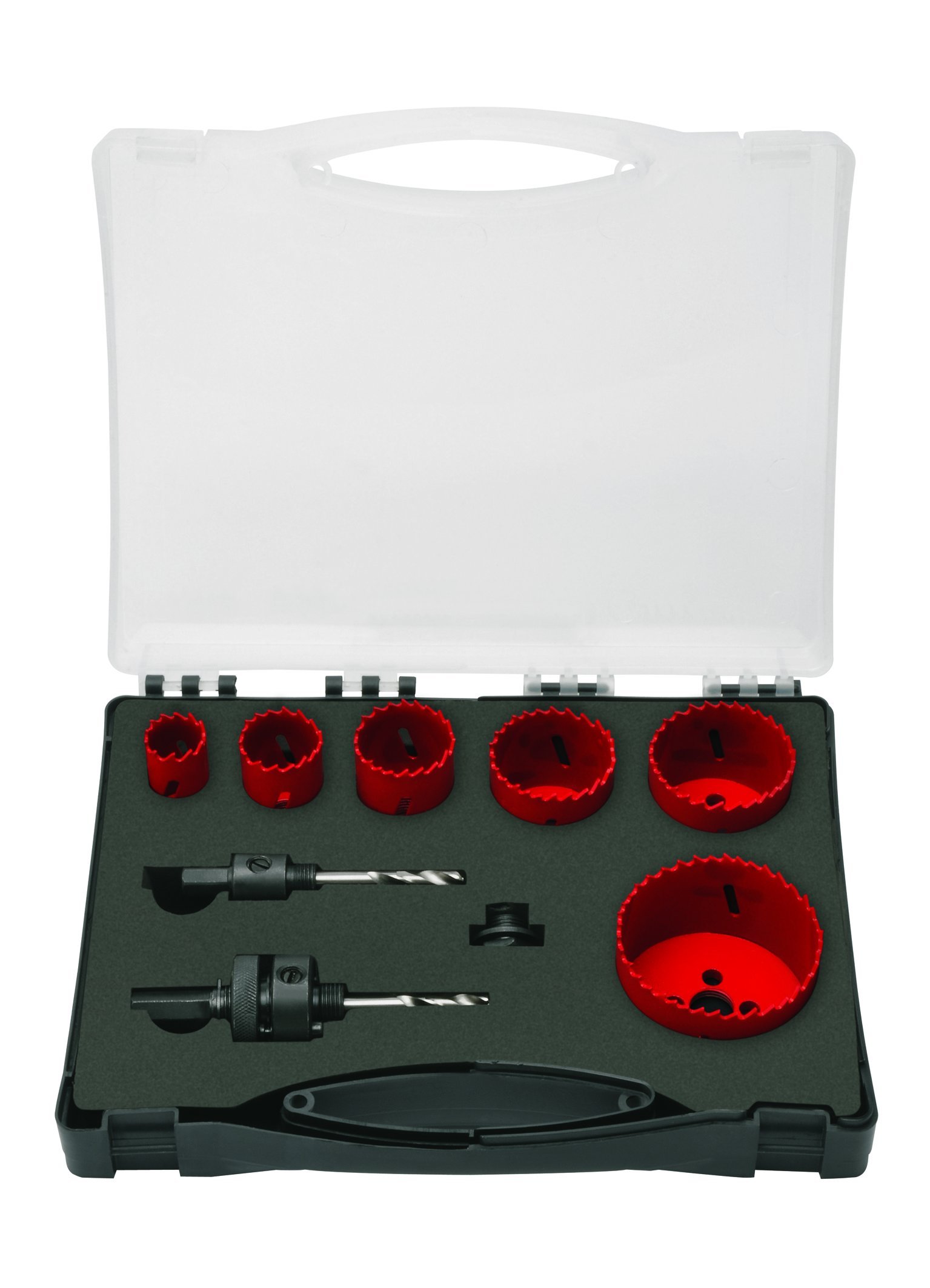 Exact 70604 Hole Saw Set Diameter 22-68 mm HSS Bi - Metal