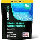 MAV AquaDoc Pool Stabilizer and Conditioner with Cyanuric Acid - 5lb | Chlorine Stabilizer for Inground and Above Ground Swimming Pools - Pool Chemicals Made in USA