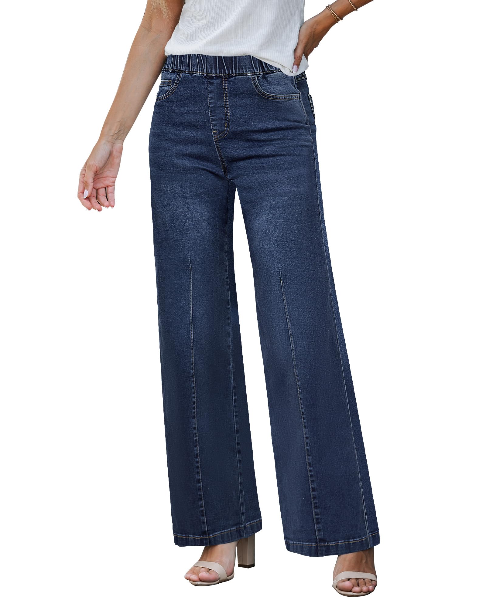 Working Jeans For Women.GRAPENT Women Business Casual Outfits Comfy Work Jeans Women Womens ...