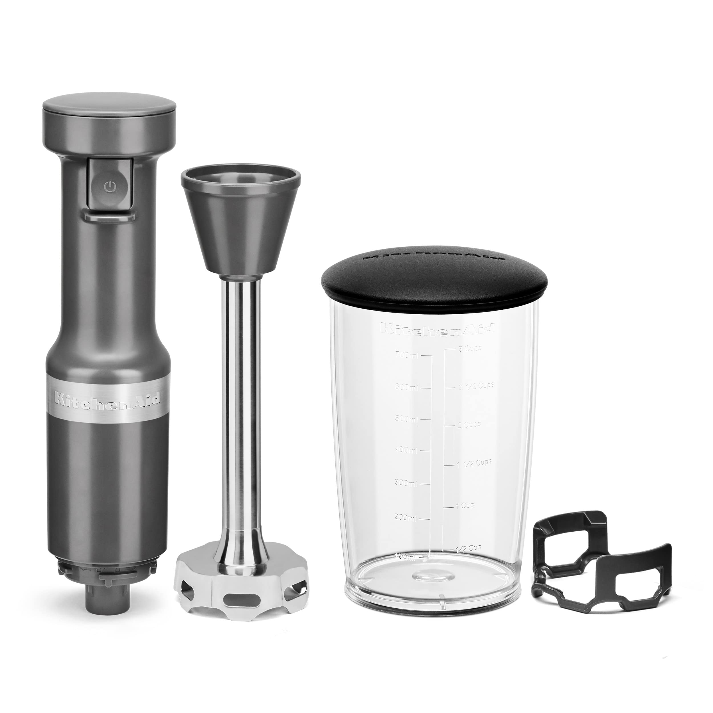 KitchenAid Variable Speed Corded Hand Blender KHBV53, Charcoal Grey