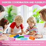 Bouiexye 8 PCS Sensory Toys Assorted Textured Bar Toys for Kids Preschool view 4