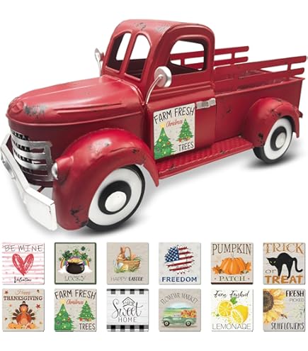 Amazon.com: Hobby Lobby Man Cave Garage Vintage Rustic Red Metal