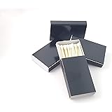 Party Favors Plus 50 Plain Black Cover Wooden Matches Box Matches
