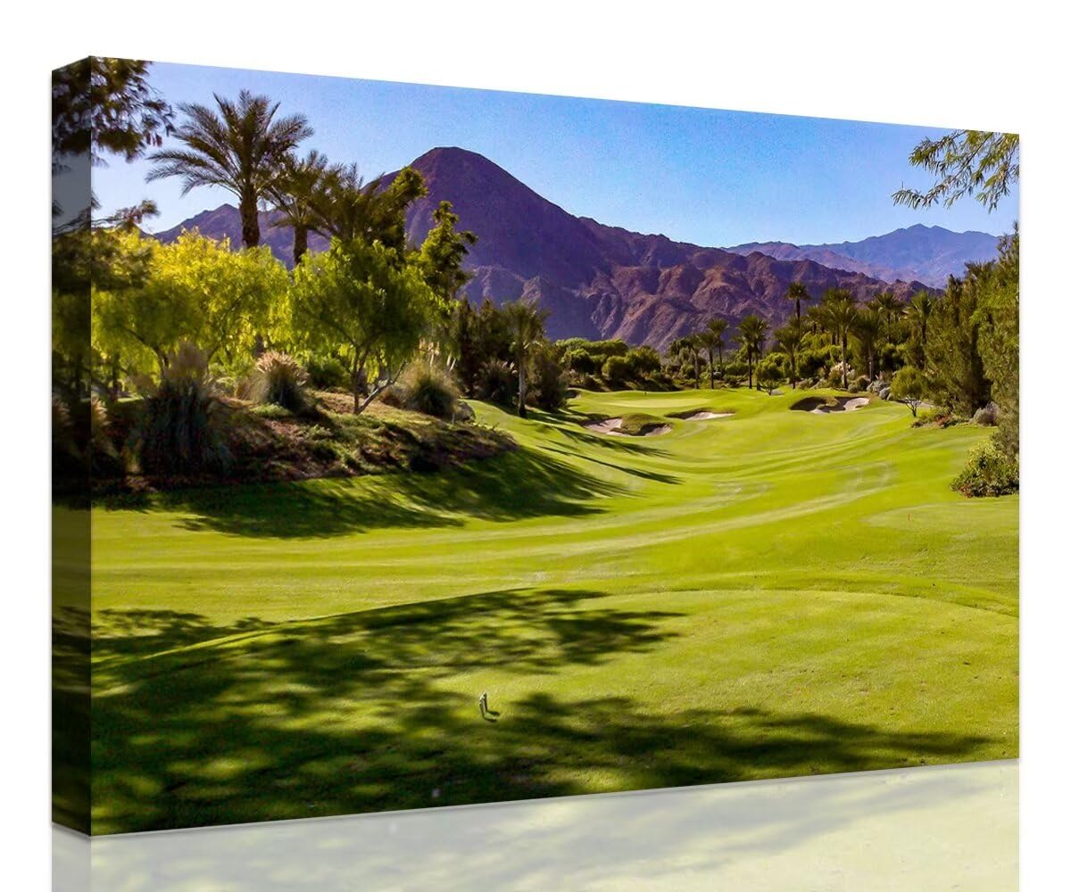 Beautiful Fairway At Indian Wells Golf Course Wall