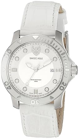 Swiss Eagle Analog White Dial Womens Watch-SE-6004-01