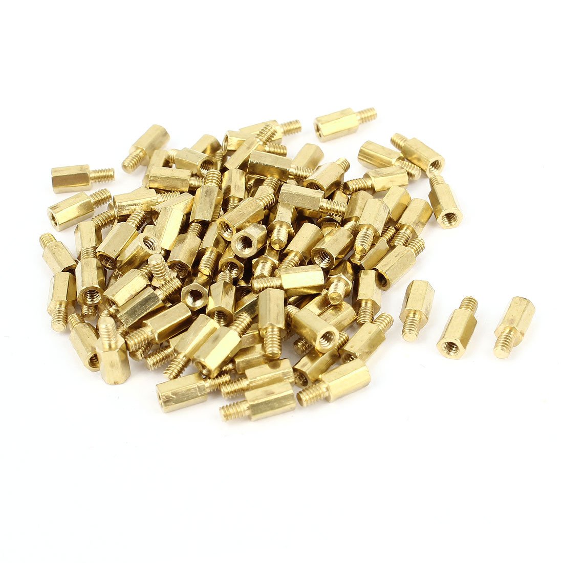 Sourcingmap 100 Pcs Standoff Hex Spacer Screw Nut M2x5 for CCTV Camera Parts