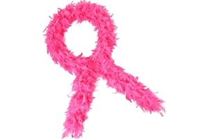 pinkfeather Feathers Boa,2 Yard 60/100g Chandelle For Party,Halloween,Weddingconcert,Costume,Pet And Home Decoration