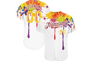 Custom Name Team Name Number Personalized White Royal Red Authentic Active Baseball Jersey, Personalized Baseball Shirt
