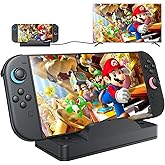 NOXKECION for Nintendo Switch 2 Dock Station, Portable TV Docking Station Replacement with 4K@120Hz HDMI Adapter/1 USB Port/Type C Port for Nintendo Switch 2 ONLY