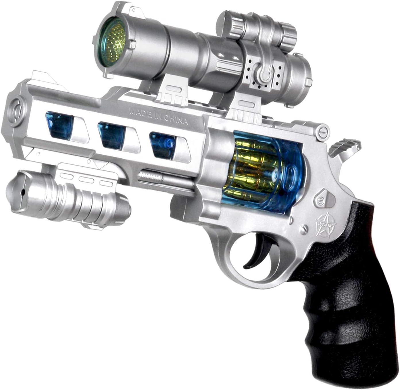 Amazon 銃 おもちゃ 拳銃 光線銃 対戦 ガン 音 男の子 サバイバルゲーム リアル ピストル 遊具 アクションゲーム おもちゃ