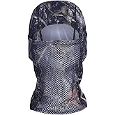 CAMOTER Camo Balaclava Mesh Face Mask - Lightweight Turkey Hunting Face Cover for Men & Women - Hunting, Fishing, Skiing