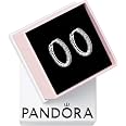 Amazon.com: PANDORA Sparkle and PANDORA Logo Hoop Earrings - Stunning ...