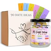 90 Date Ideas In A Jar Date Night Ideas, Color Coded Date Ideas, Valentines Day Gifts For Him, Date Night Ideas, Couples Gifts, Date Night Dice, Scratch Off Date Night Ideas, Couples Games