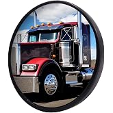 Convex Mirror for Truck with Bracket, Truck Blind Spot Mirrors Universal 360&deg; Adjustable Round Spot Mirrors for Trucks Off-road Replacement (1PCS, 5.75inch)