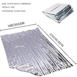 MIXIAO Emergency Foil Thermal Blanket