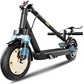 Electric Scooter, 8.5''/10'' Soild Tires, 350W/500W/750W Motor, Dual Suspension, 15.5/19/21 MPH Top Speed, 12-15-28-30 Miles Long Range, Dual Braking, Folding, Commuting, E Scooter for Adults Teens