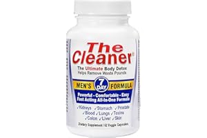 Century Systems The Cleaner Detox, Powerful 7-Day Complete Internal Cleansing Formula for Men, Support Digestive Health, 52 Vegetarian Capsules