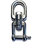 US Stainless Stainless Steel 316 Anchor Swivel Eye and Jaw 13mm (1/2") Marine Grade