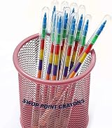 Pole Tip 24 Swop Point Crayons For Kids 10 in 1 Twistable Wax Pencils view 1