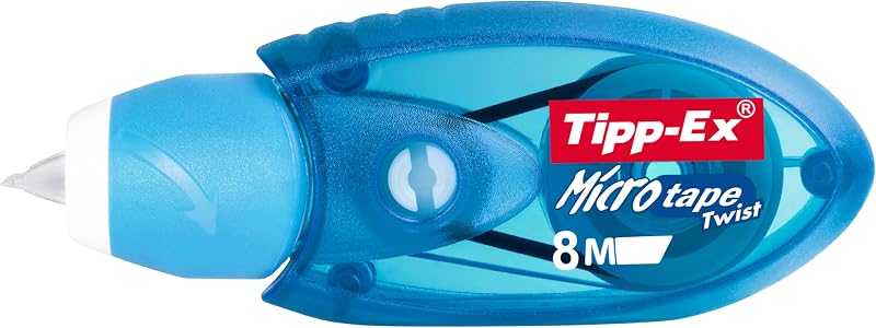 Tipp-Ex Correttore a Nastro, Micro-Tape Twist, Bianchetti a Nastro 2+1 Unità, Colori Assortiti, Cancelleria Scuola e Casa