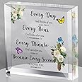 Yulejo Acrylic Christian Gifts for Women Inspirational Gifts with Bible Verse and Prayers Religious Gifts Scripture Gifts for Women Men Friends Keepsake Paperweight (Graceful Style)