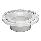 Oatey 3 in. PVC Closet Flange with Plastic Ring without Test Cap