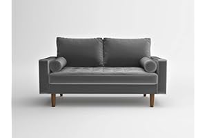 US Pride Furniture Loveseat, Grey