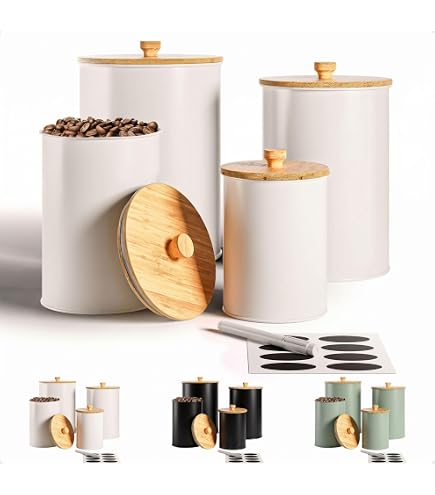 Amazon.com: Kalalou CDV1837 Set of Three Ceramic Cactus Canisters