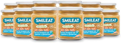 Cachtos de arroz integral, salmão e ervilha, embalar 12 x 220 g