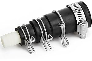 Dishwasher Drain Rubber Hose Extension Adapter Compatible with Insinkerator Garbage Disposals, Dishwasher Drain Connector Rep