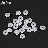 sourcing map Silicone O-Rings VMQ Seal Gasket White 4mm OD 1mm ID 1.5mm Width view 2
