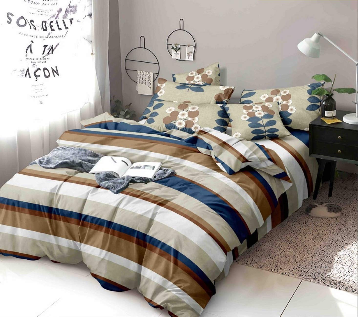 Sanvee Collection Home Basics Ac Comforter Set 1 Ac Quilt 1