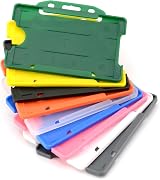 CKB LTD Assorted 10 x 86x54 CR80 Horizontal Open Face ID Card Holders view 2