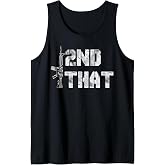 I 2nd That Second Amendment Pro Gun American Patriotic Tank Top