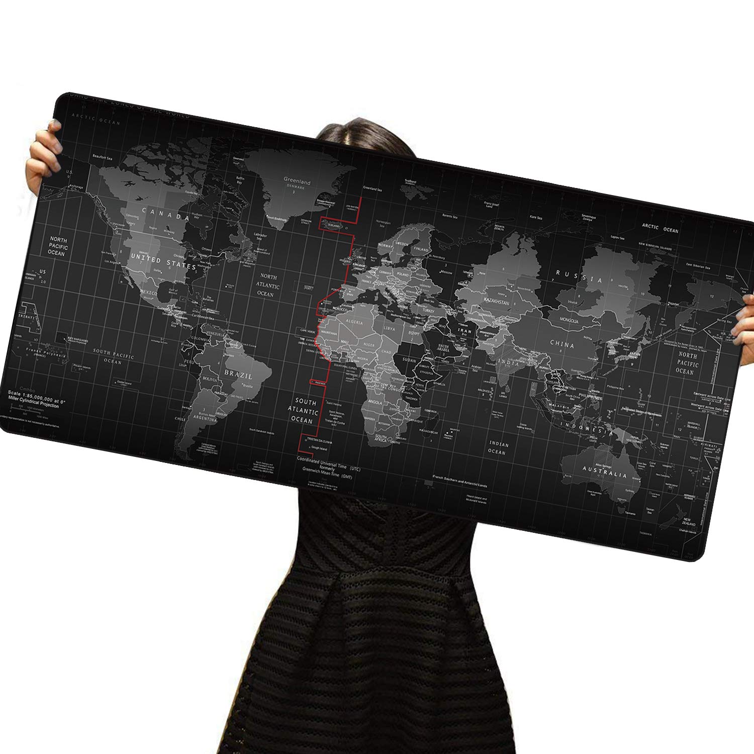 Cmhoo XXL Gaming Mouse Pad - Extended and Extra Large Mouse Pad 80x40 Map