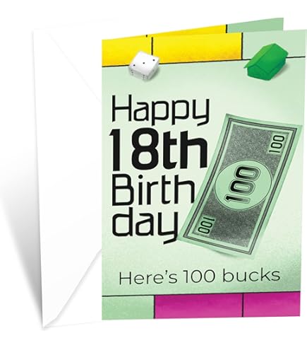 Hilarious 18th Birthday Card - Funny Rude Greeting For Son, Daughter Or Best Friend Turning 18