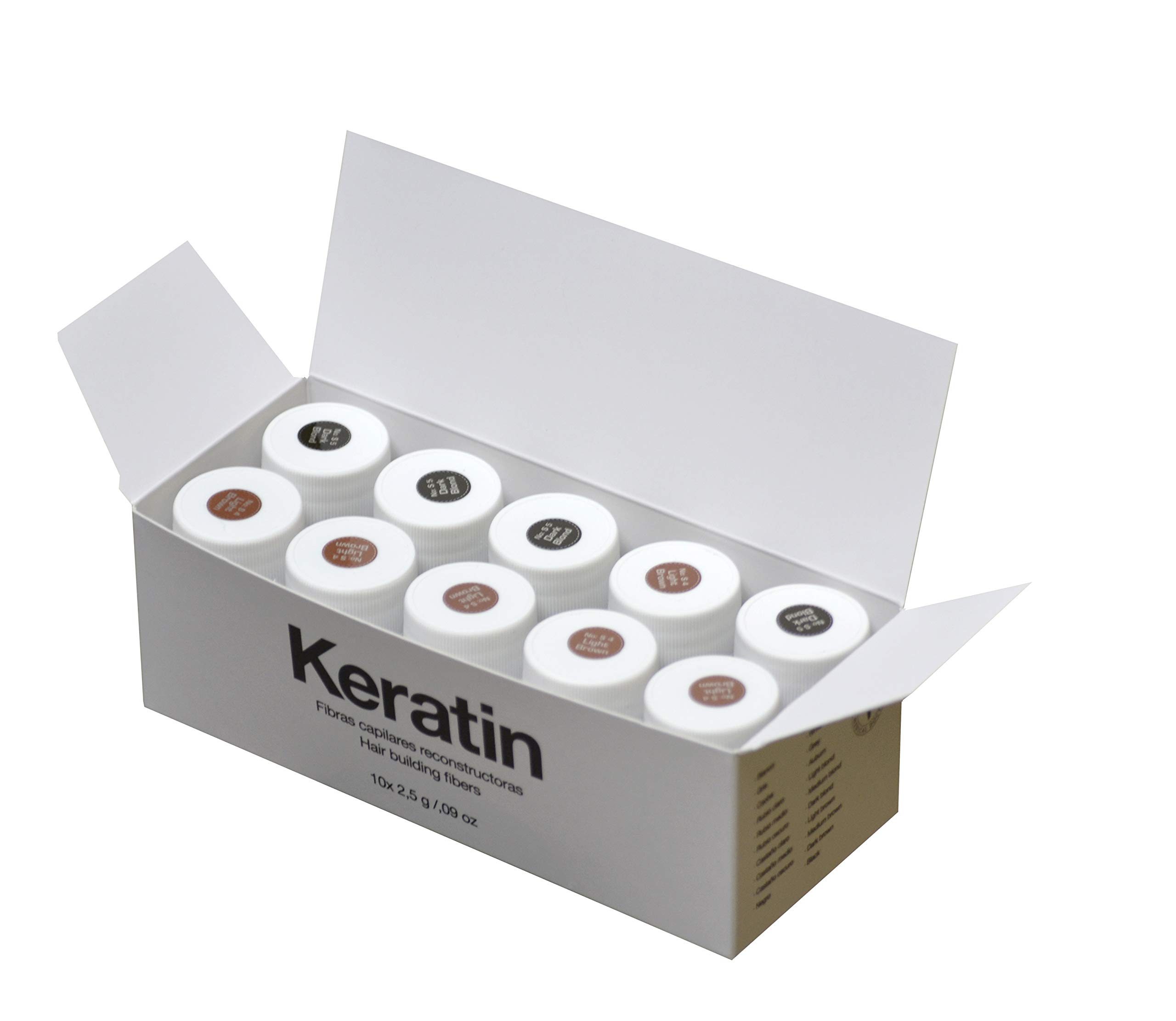 THECOSMETICREPUBLIC - Keratin Fibers - Pack of 10