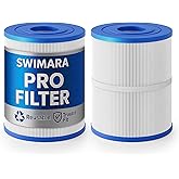Swimara 65 Sq.Ft Hot Tub Filter Cartridge (2 Pack), Replaces Watkins 31114 71827 71828, Pleatco PWK65, Unicel C-8465, Filbur FC-3960, Compatible with Hot Springs, Caldera, and Tiger River Spas