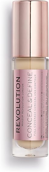 Revolution Conceal Define Concealer C6 Lightweight Full Coverage 4g Matte Vegan view 1