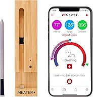 New MEATER+165ft Long Range Smart Wireless Meat Thermometer for the Oven Grill Kitchen BBQ Smoker Rotisserie with Bluetooth 
