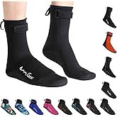 OMGear Water Socks Neoprene Socks Beach Booties 3mm 5mm Anti-Slip Wetsuit Footwear Fin Swim Sand Proof Socks