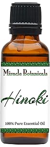 Miracle Botanicals Hinoki Essential Oil - 100% Pure Chamaecyparis Obtuse - Therapeutic Grade - 30ml