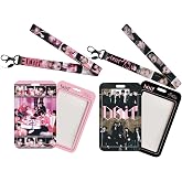 Stray Gift Set -2 ID Stray PhotoCard Holder Case with 2PCS Lanyard id Card Holder